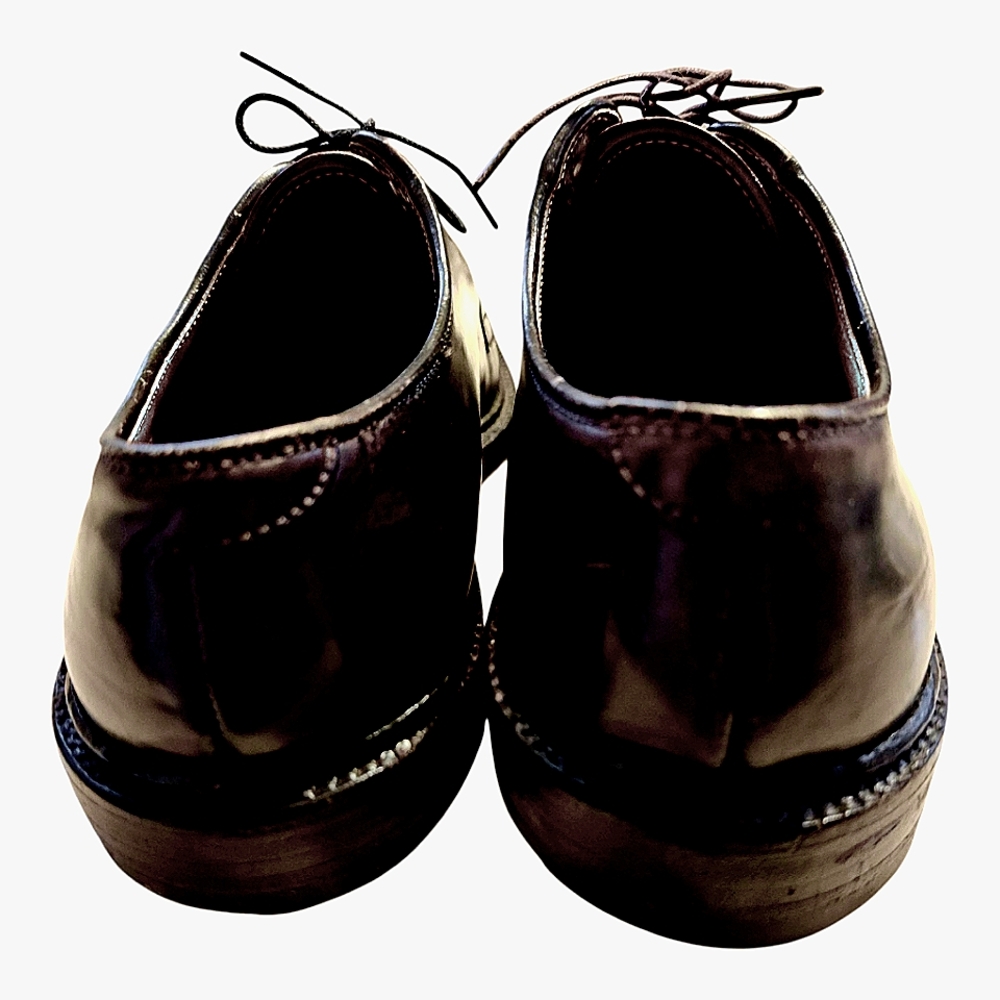 ALDEN 990 Plain Toe Blucher (Color 8 Shell Cordovan) Leather Mens Shoes;Sz 7 B/D - Picture 3 of 6